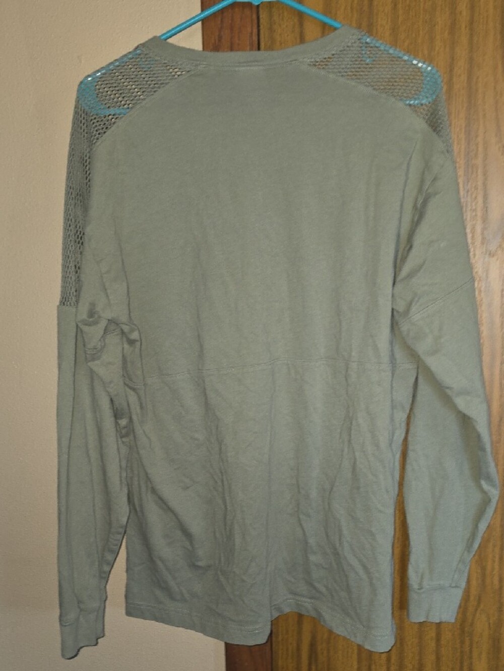 PINK Victoria's Secret Olive Green Crewneck Top - Picture 4 of 4